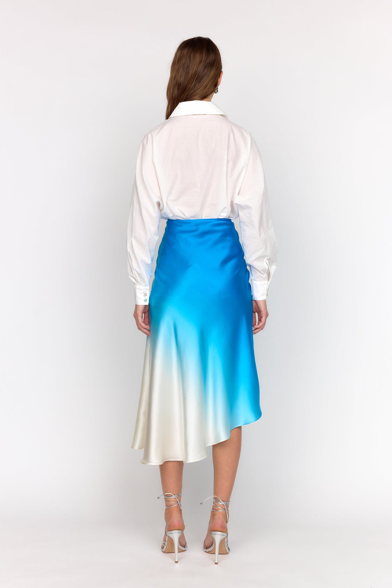 Josie Skirt | Blue Dip Dye