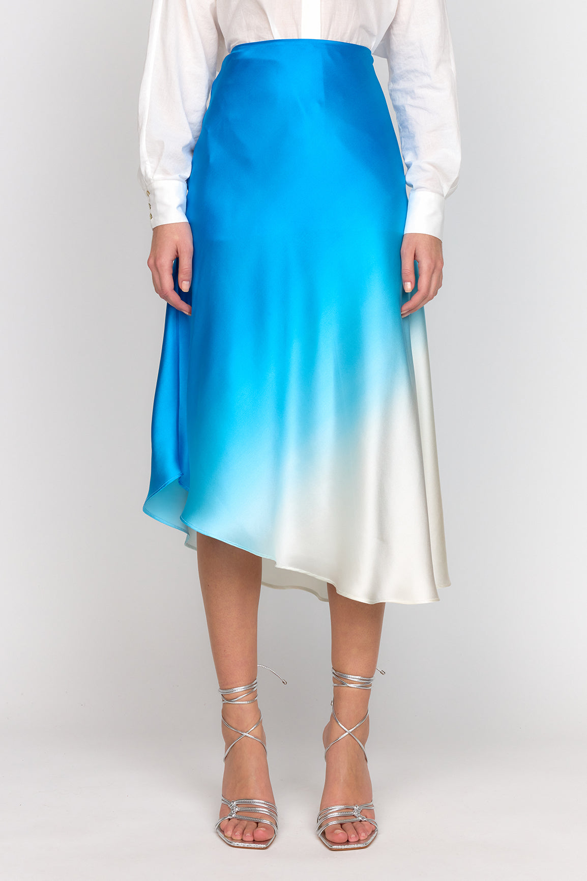 Josie Skirt | Blue Dip Dye