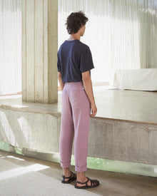 Mens | Gaius Japanese Style Trousers | Dusty Pink