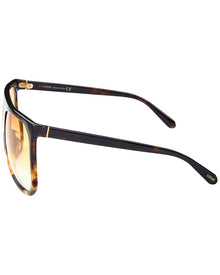 Loewe | Womens | LW40001F 63mm Sunglasses | Havana | Brown Gradient Lens