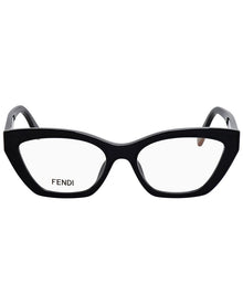 FENDI | Unisex | Fendi Way 54mm Optical Frames | Black | Clear Lens