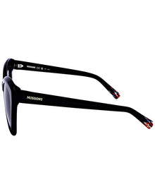 Missoni | Unisex | 54mm Sunglasses | Black | Smoke Gradient Lens