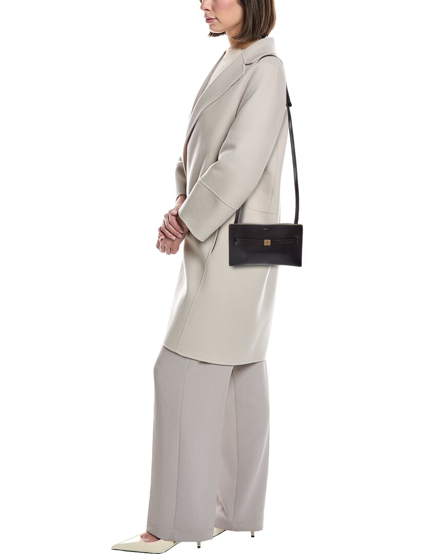 TOTEME | Womens | Logo Leather Shoulder Bag | Black