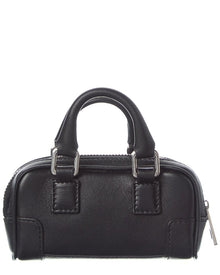 Loewe | Womens | Amazona Nano Leather Crossbody | Black