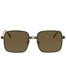FENDI | Womens | 55mm Sunglasses | Black | Brown Lens