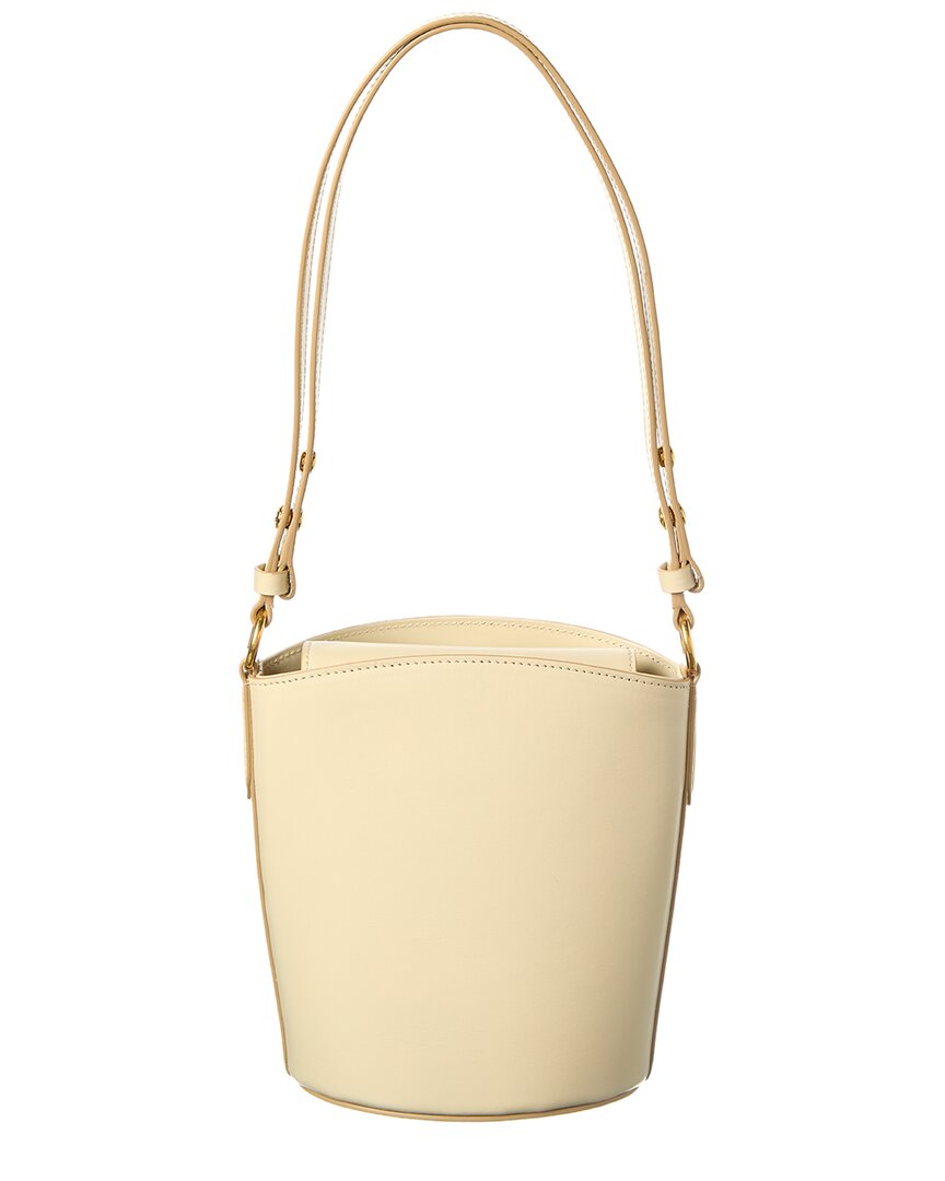Tom Ford | Womens | Logo Small Leather Bucket Bag | Beige