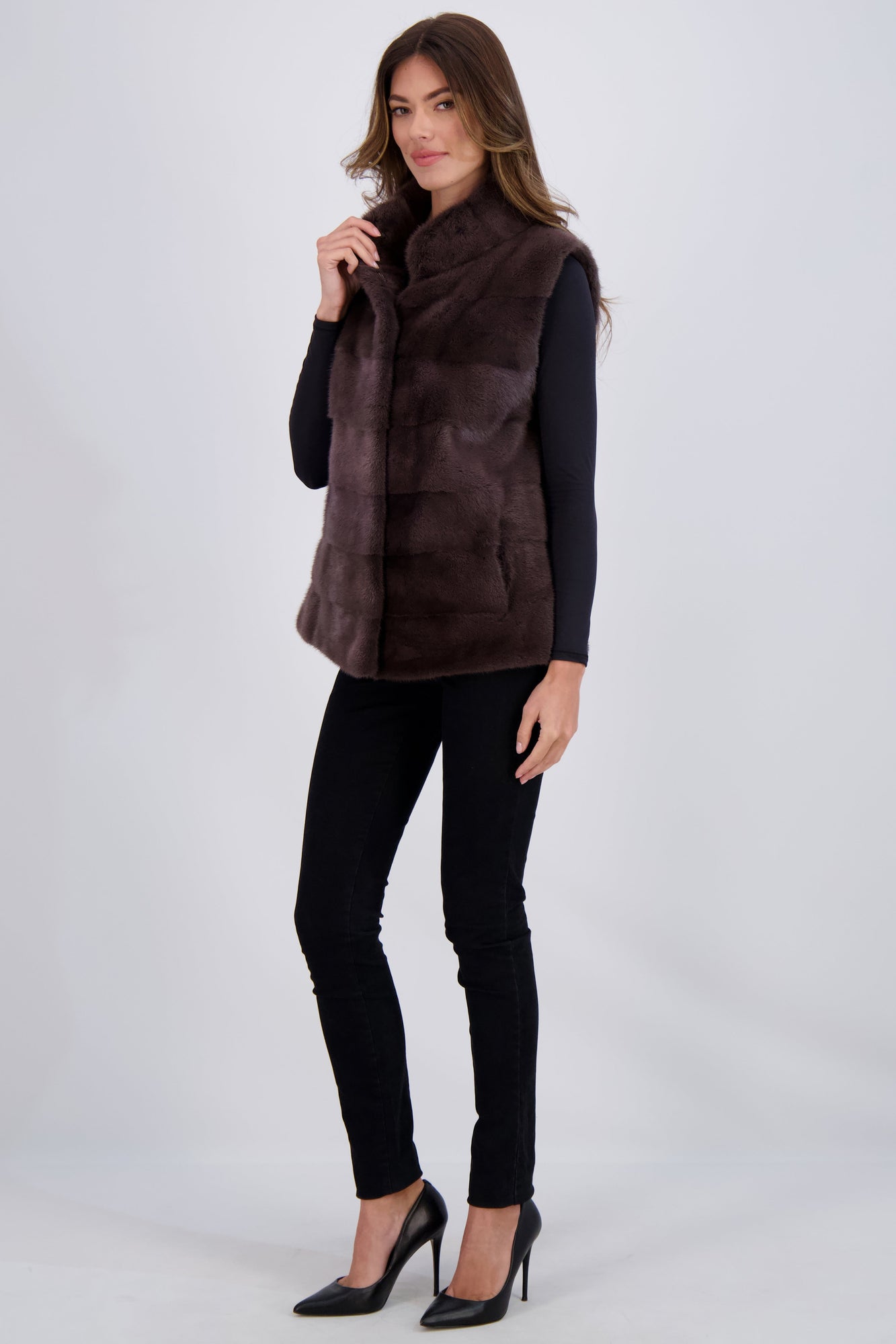 Mink Vest | Women | Tundra (V1)