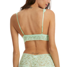 Signature Lace Crossover Bralette | Starfruit Green