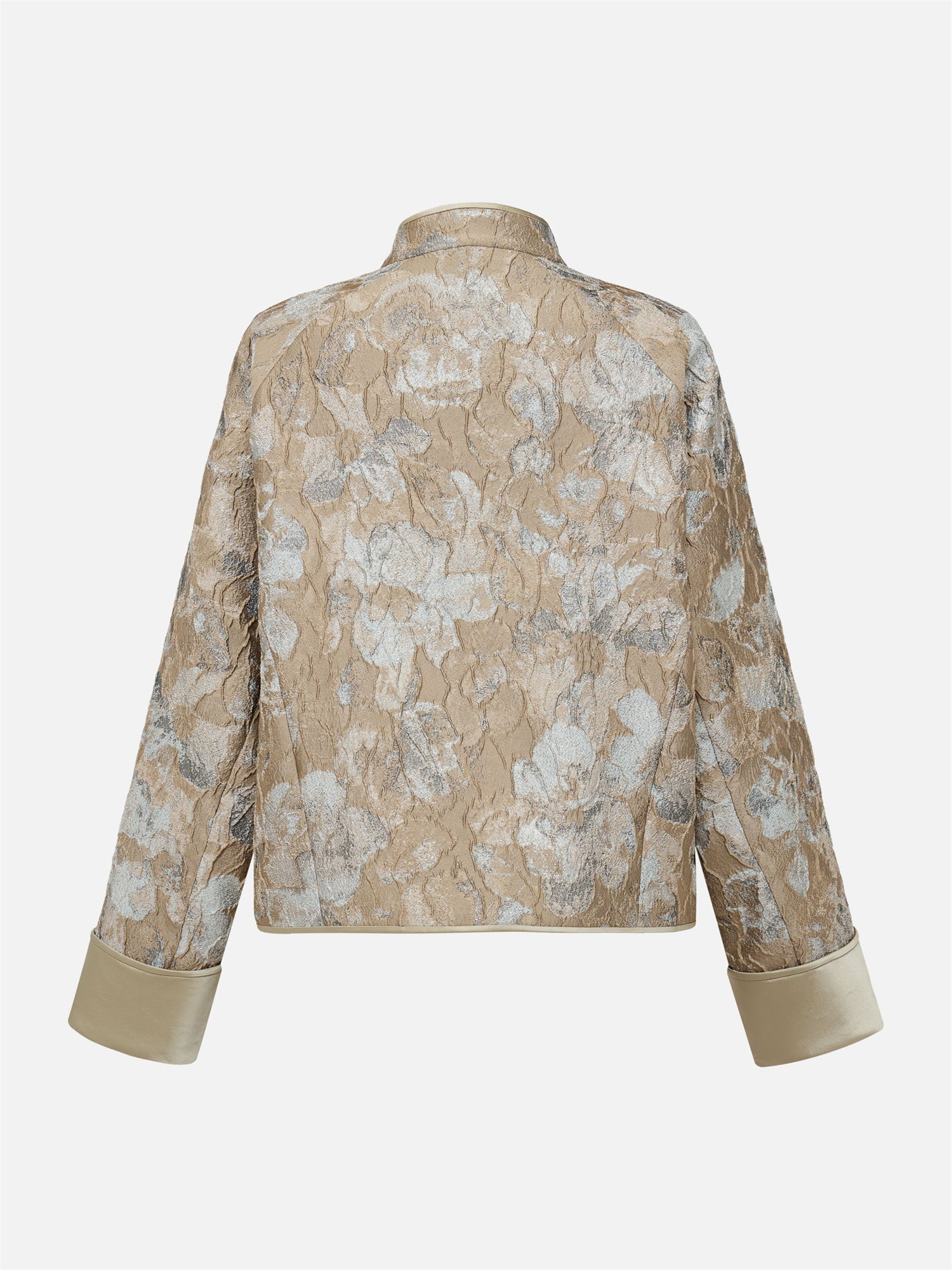 National Style Stand Collar Jacket | Khaki