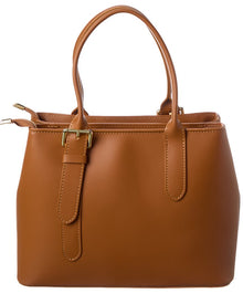 Italian Leather | Womens | Top Handle Bag | Brown