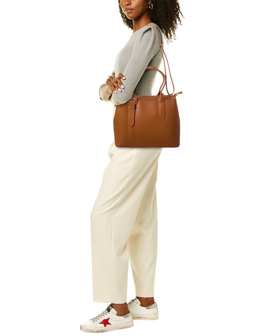 Italian Leather | Womens | Top Handle Bag | Brown