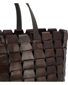 Dragon Diffusion | Womens | Link Leather Tote | Brown