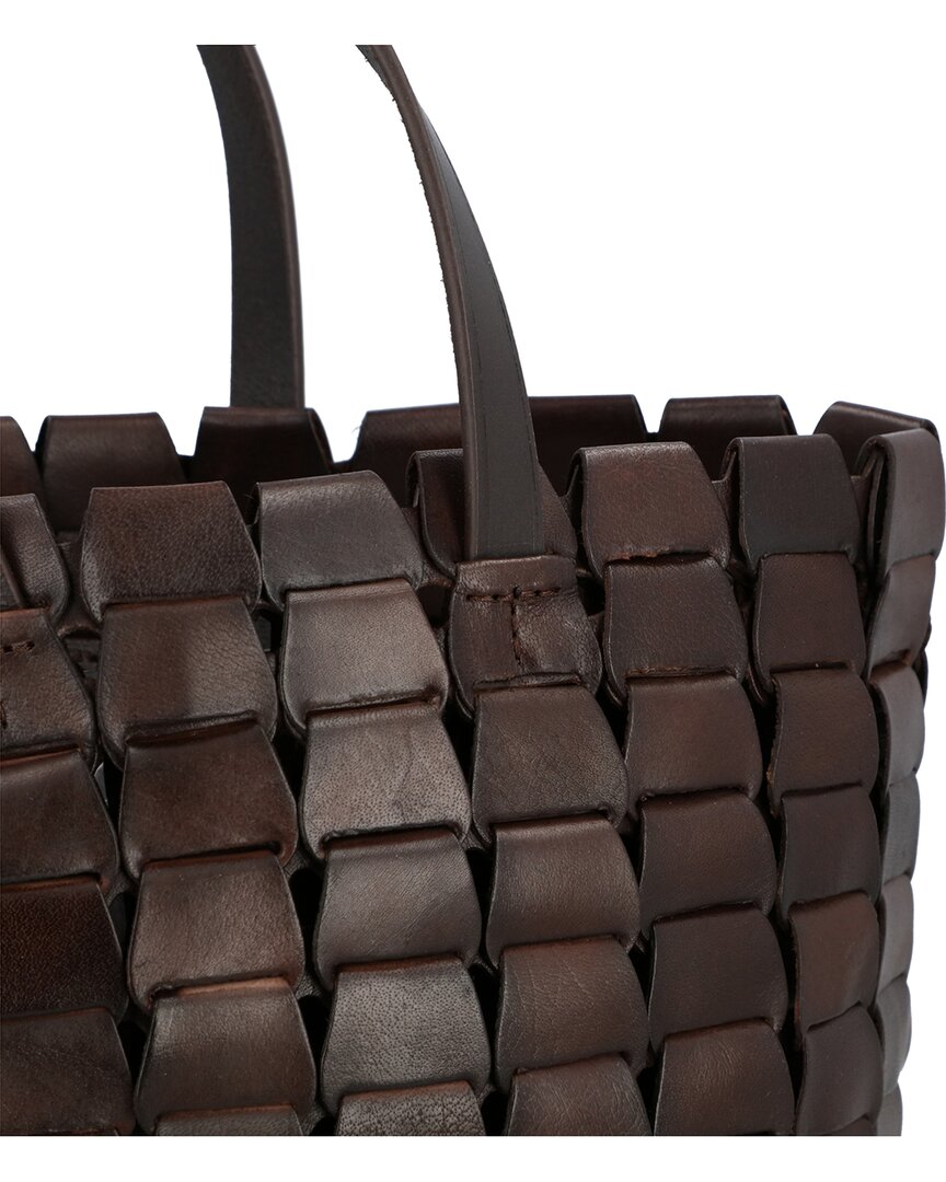 Dragon Diffusion | Womens | Link Leather Tote | Brown