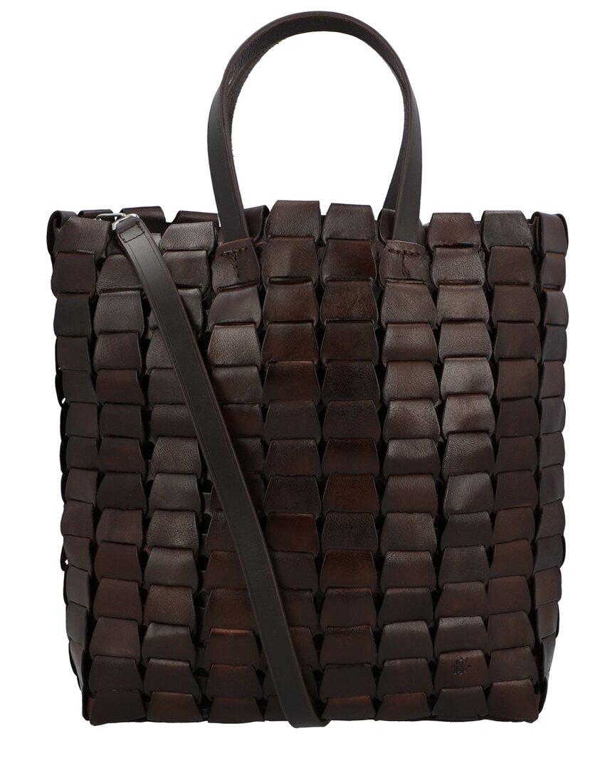 Dragon Diffusion | Womens | Link Tote Leather Tote | Brown