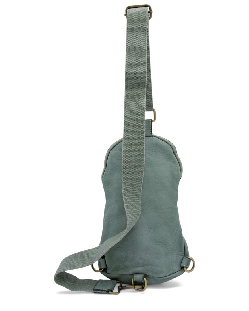 Bolsa Nova | Unisex | Logan Leather Sling Bag | Pistachio