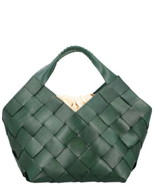 Dragon Diffusion | Womens | Botteghe Leather Shoulder Bag | Green