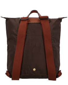 Longchamp | Unisex | Le Pliage Original Medium Canvas Backpack | Brown