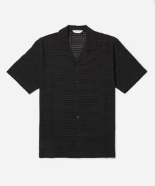 Black | Canty Sheer Check SS Shirt