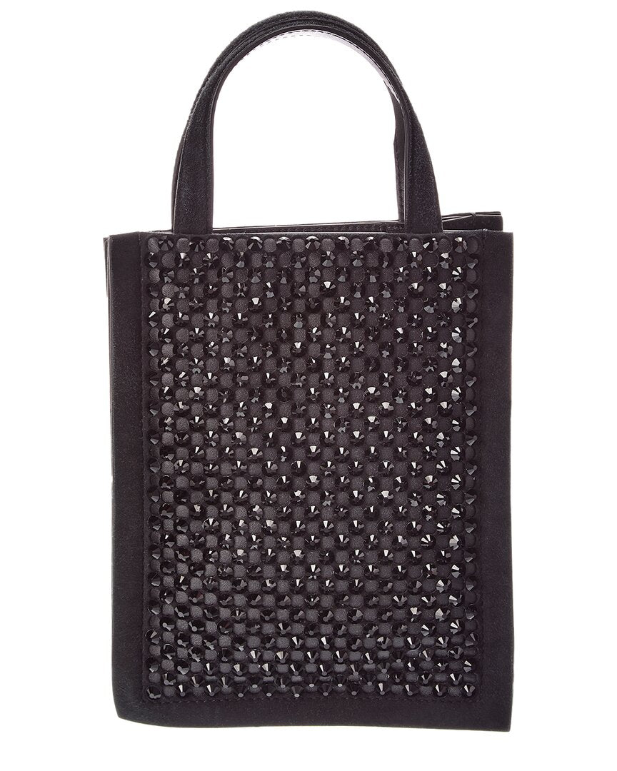Ferragamo | Womens | Small Suede Tote | Black