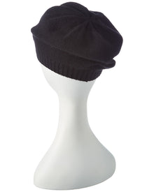Portolano | Unisex | Cashmere Beret | Black