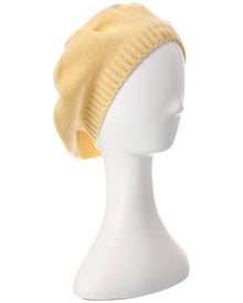Portolano | Unisex | Cashmere Beret | Yellow