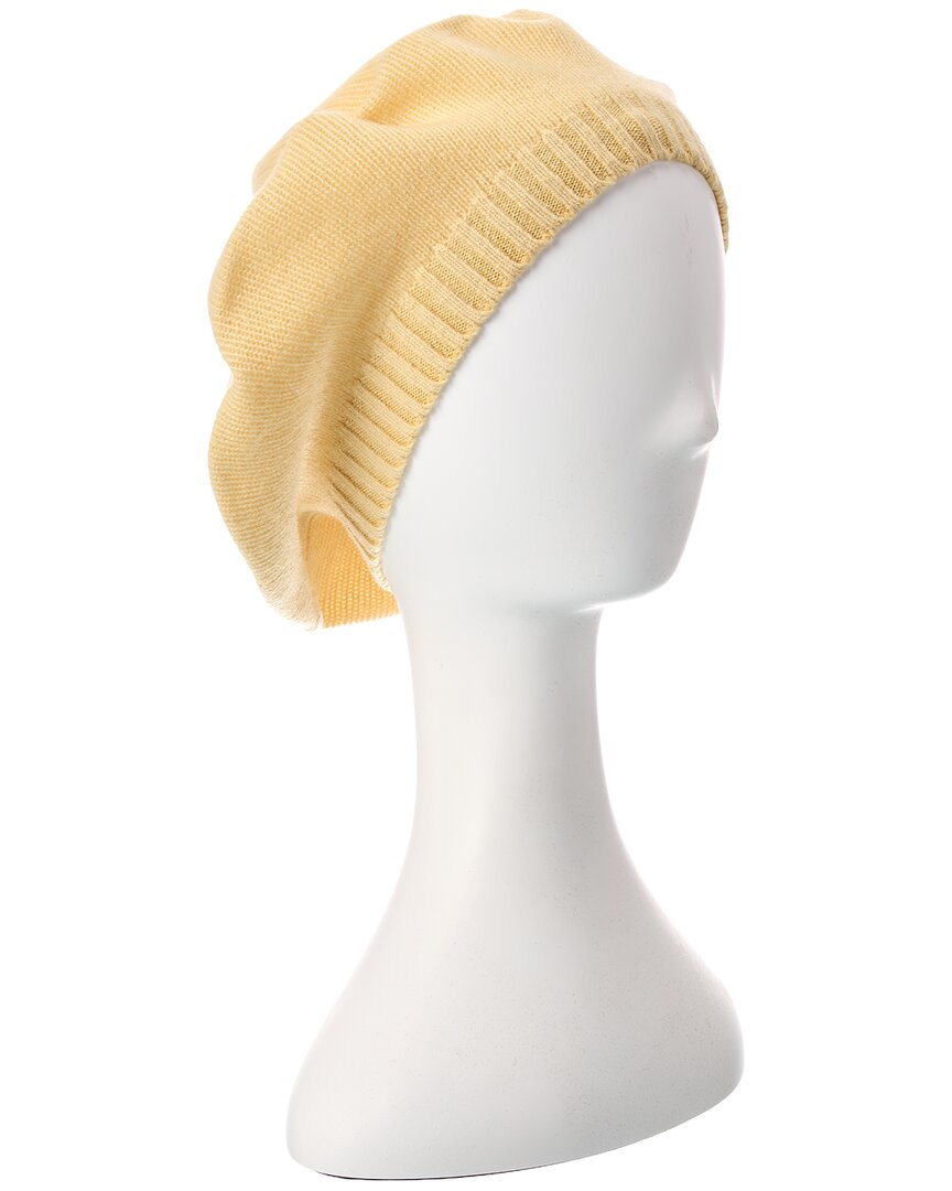 Portolano | Unisex | Cashmere Beret | Yellow