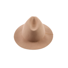 Sandy Wool Felt Fedora | Camel