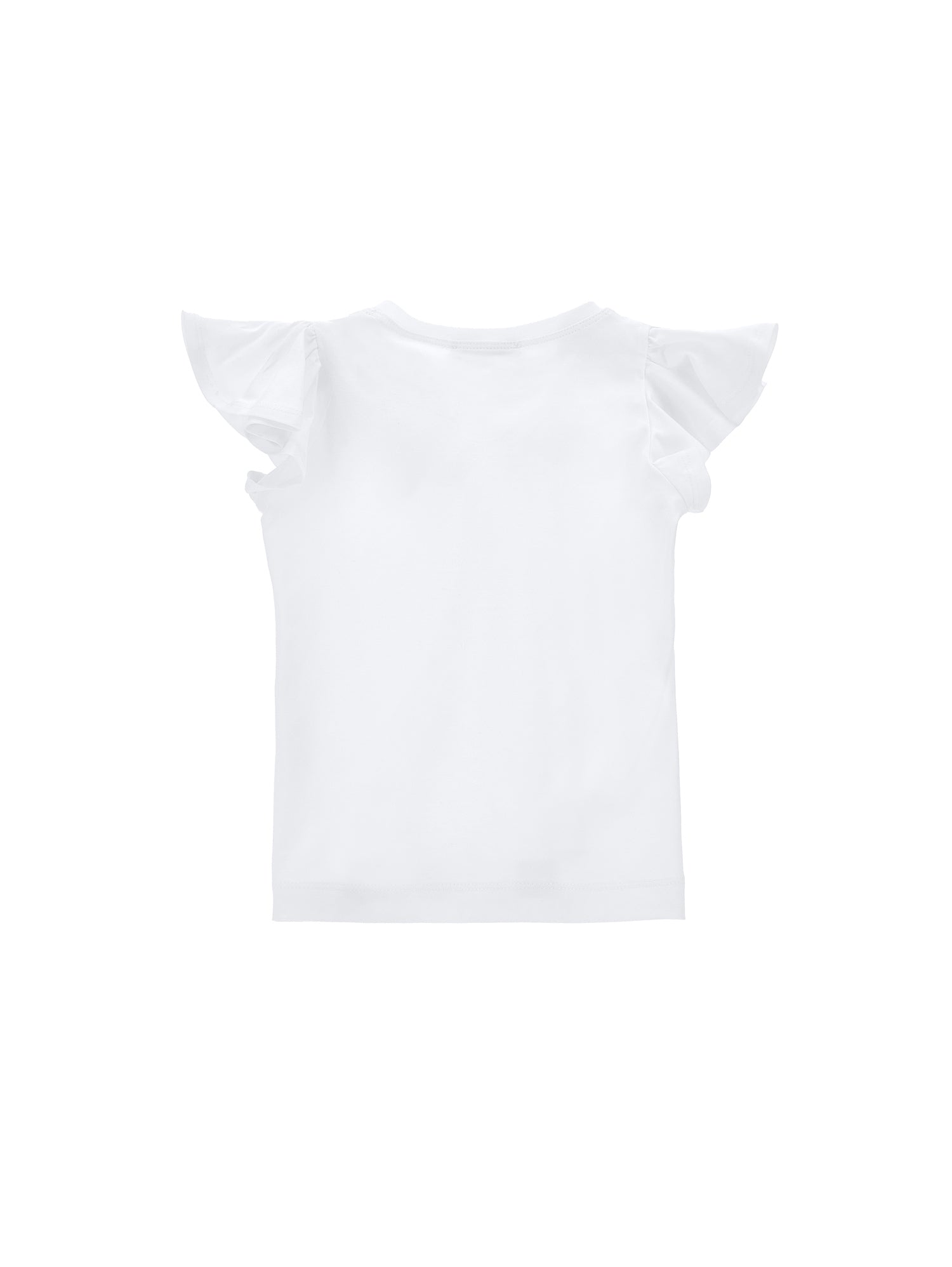 Girls | Alice T-Shirt With Flounced Sleeves | White