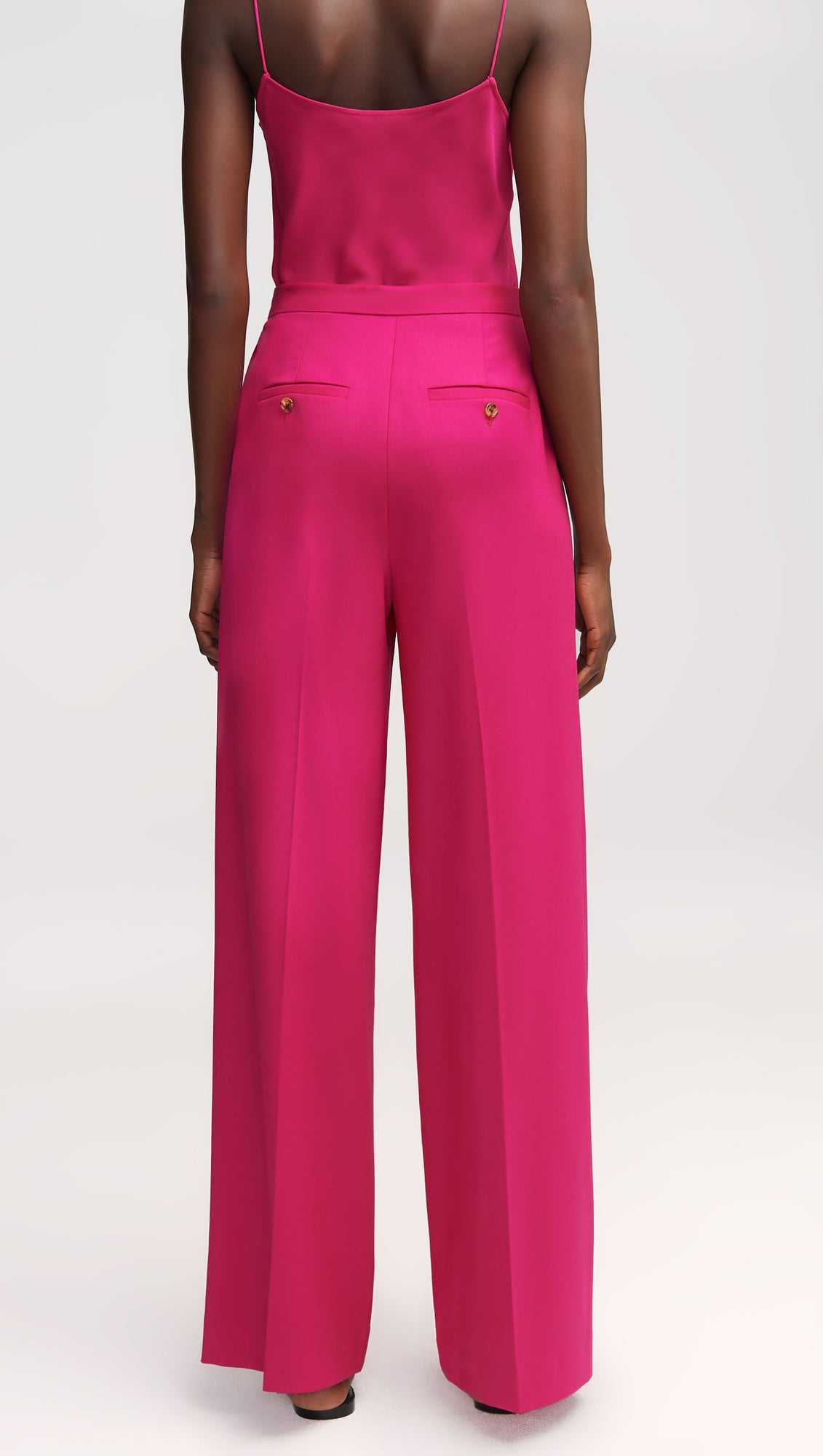 Jones Trouser in Seasonless Wool | Fuchsia