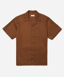 Tortoise Shell | York Camp Collar SS Shirt