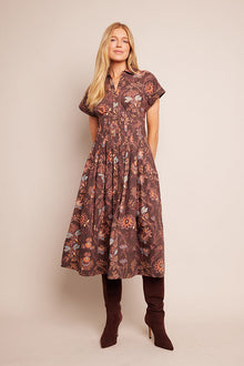 Nash Dress | Brown Vine Blooms