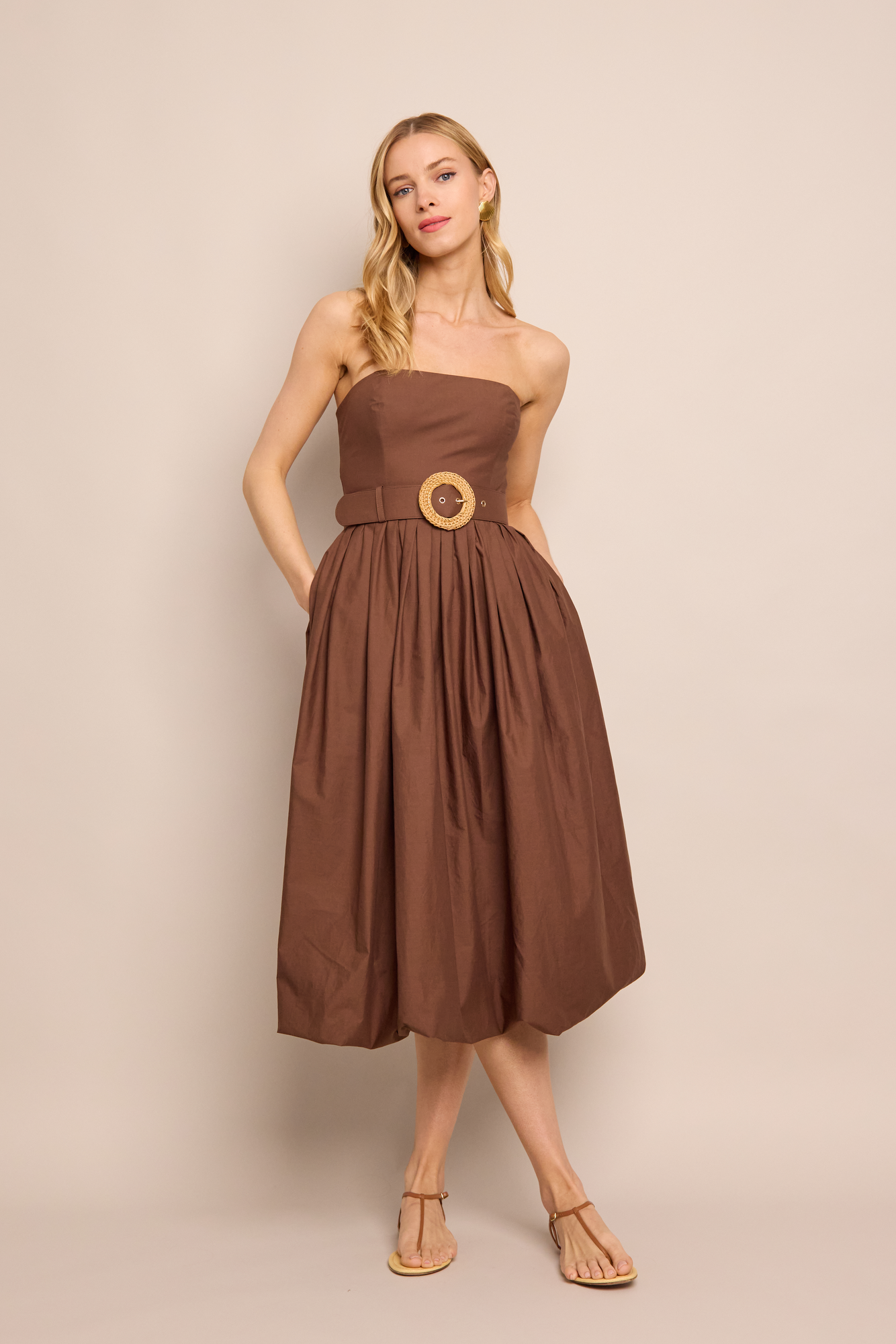 Anisha Dress | Truffle