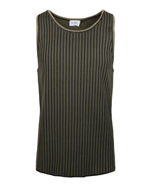 Ferragamo | Striped Knit Tank Top