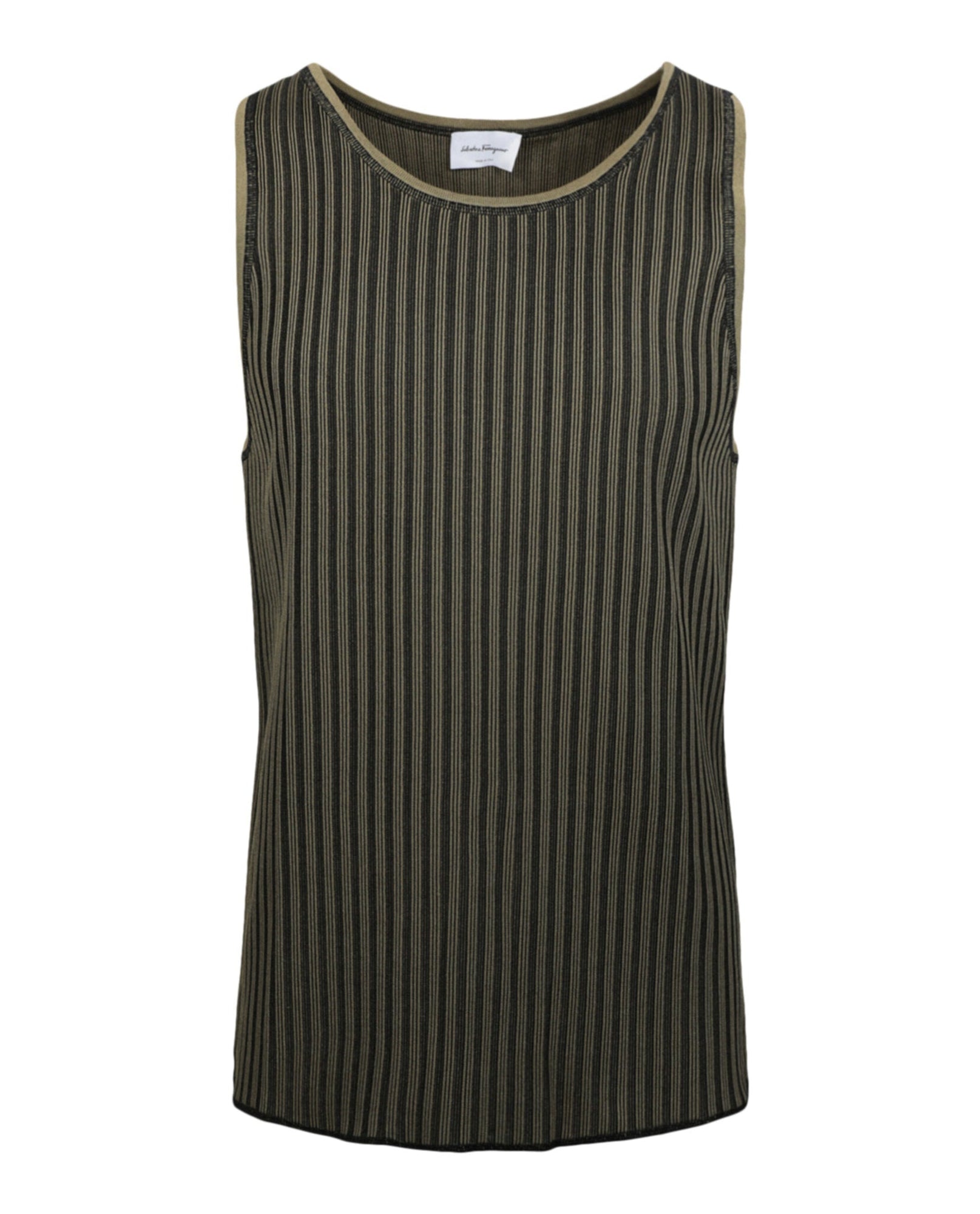 Ferragamo | Striped Knit Tank Top