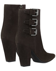 Rebecca Minkoff | Womens | Bucklebty Suede Bootie | Brown
