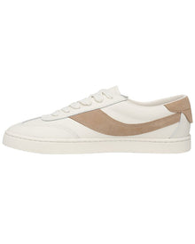 Vince | Womens | Korrin-B Leather Sneaker | Milk/new Camel