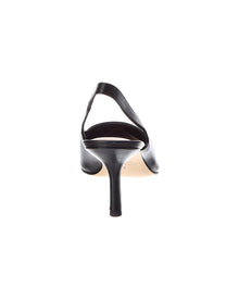 Stuart Weitzman | Womens | Zuri 75 Leather Slingback Pump | Black