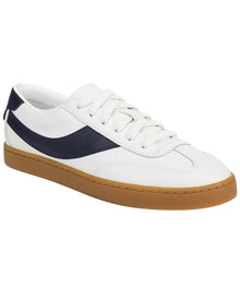 Vince | Womens | Korrin-B Leather Sneaker | White/Night Blue