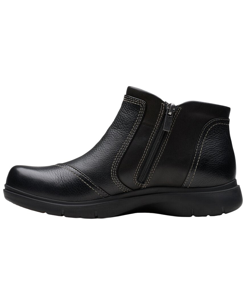 Clarks | Womens | Certina Joy Leather Boot | Black