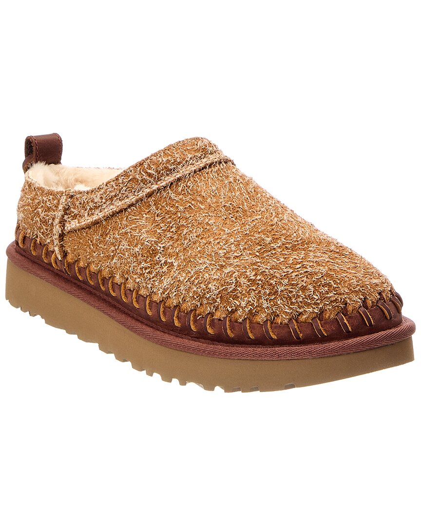 UGG | Womens | W Classic Micro Biarritz Suede & Leather Mule | chestnut