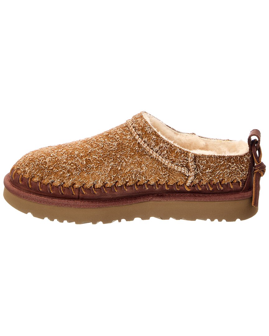 UGG | Womens | W Classic Micro Biarritz Suede & Leather Mule | chestnut