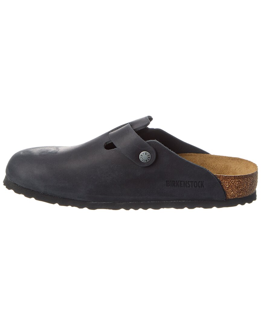 Birkenstock | Womens | Boston Oiled Leather Clog | Black