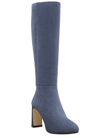 Stuart Weitzman | Womens | Babette Platform Zip Suede Boot | Blue