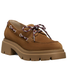 Stuart Weitzman | Womens | Hudson Suede Moccasin | Brown