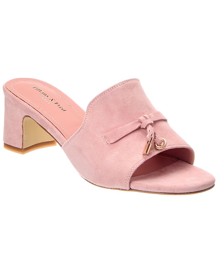 Tiffany & Fred Paris | Womens | Suede Sandal | Pink