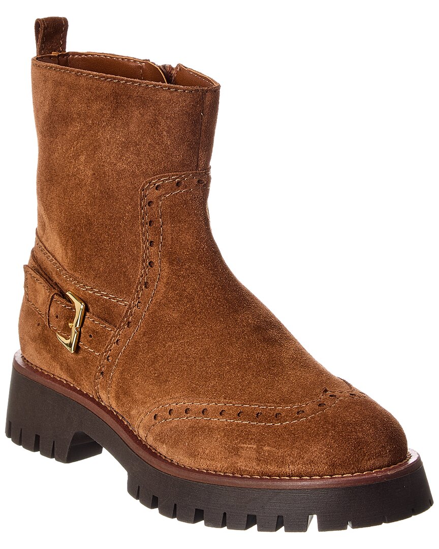M by Bruno Magli | Womens | Luca Suede Bootie | Brown