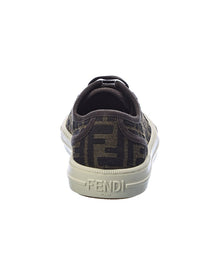 FENDI | Womens | Follower FF Canvas Sneaker | Brown