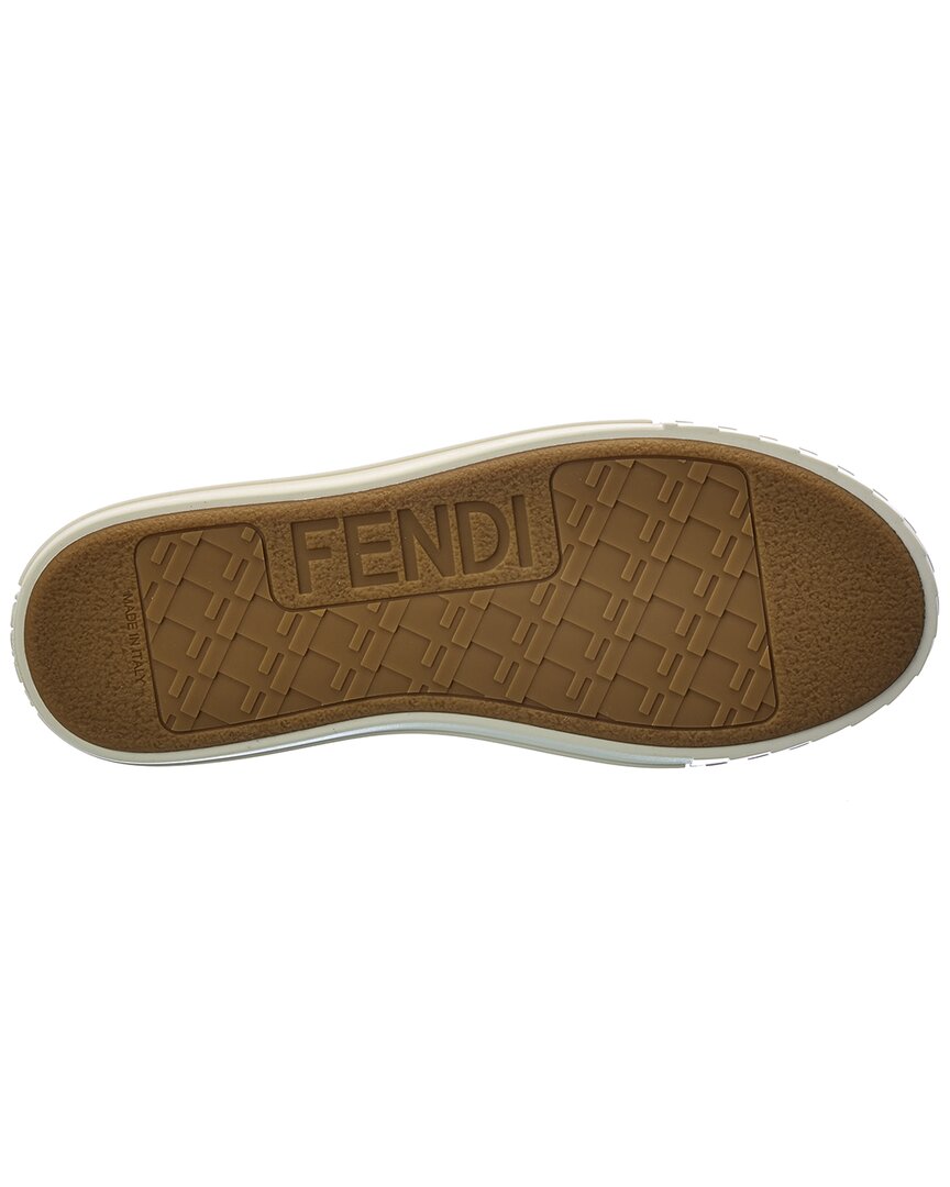 FENDI | Womens | Follower FF Canvas Sneaker | Brown