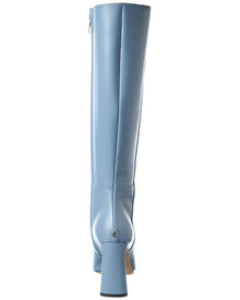 Jimmy Choo | Womens | Kinsey 95 Leather Knee-High Boot | Blue
