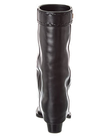 FENDI | Womens | FF Leather Boot | Black